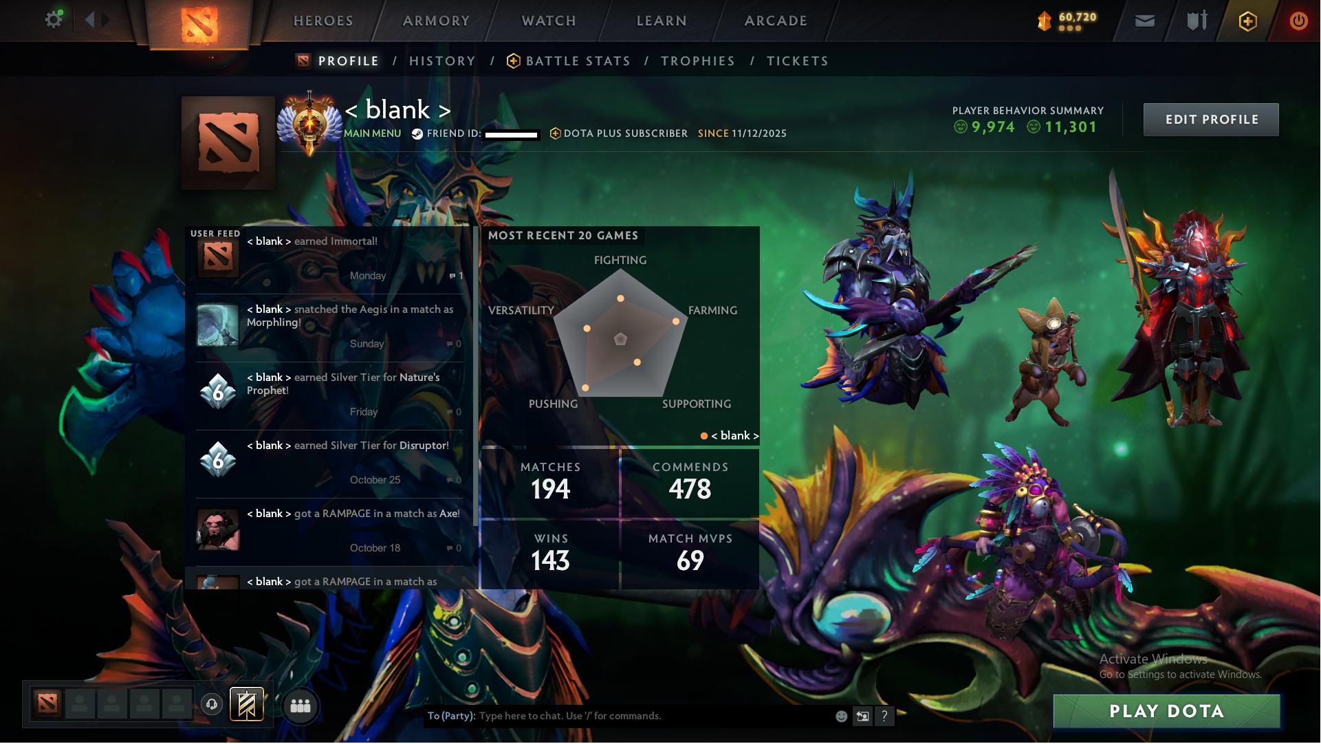 MMR: 6476 - Behavior: 11301