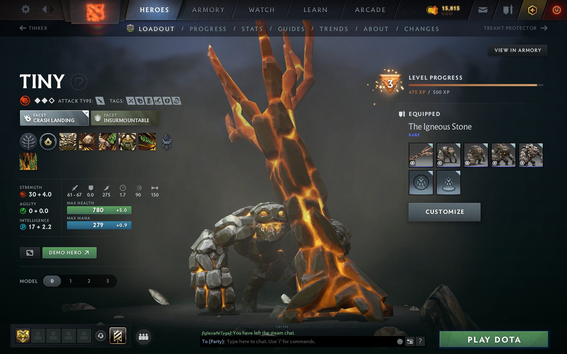 LEGEND III | MMR: 3252 - Behavior: 10362