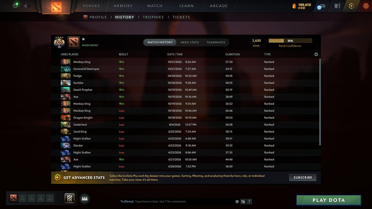 MMR: 3600 - Behavior: 12000