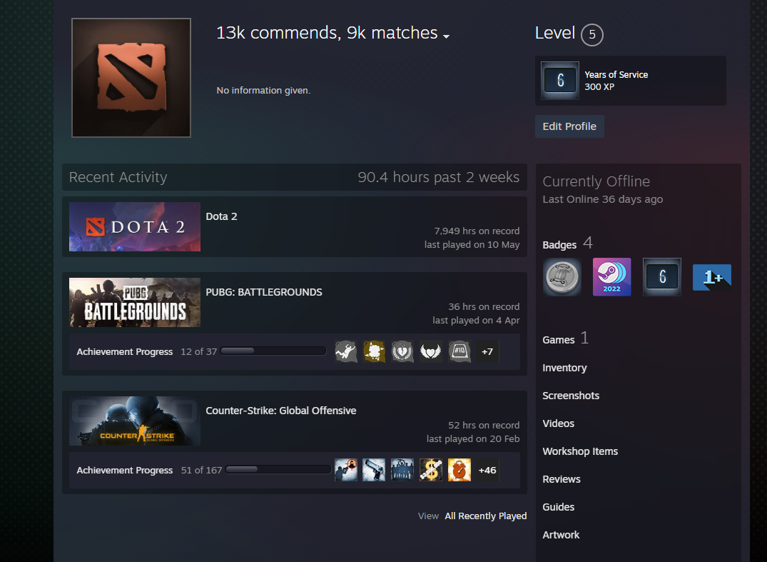 Ancient II | MMR: 4042 - Behavior: 9715