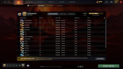 Immortal [ 221 ]  MMR: 11536 - Behavior: 11775