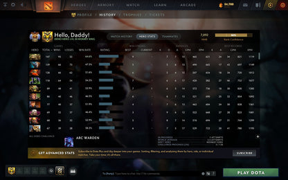 Immortal [3916] | MMR: 7092 - Behavior: 12000