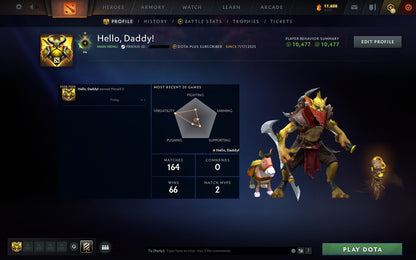 Herald I | MMR: 1 - Behavior: 10477