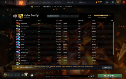 Legend V | MMR: 3708 - Behavior: 10350