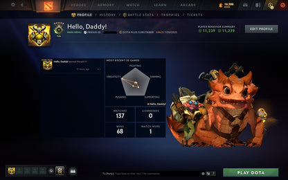 Herald V | MMR: 651 - Behavior: 11239