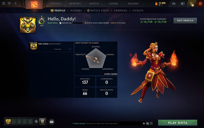 Herald I | MMR: 57 - Behavior: 10758