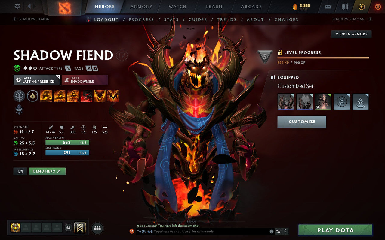 Legend I | MMR: 3125 - Behavior: 12000