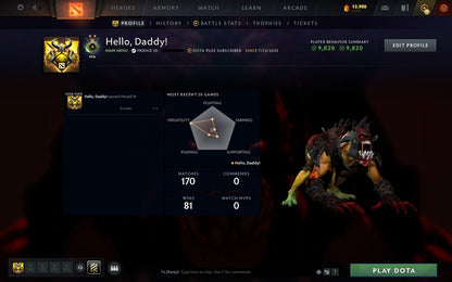 Herald II | MMR: 256 - Behavior: 9820