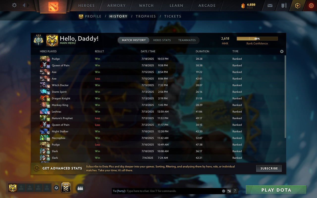 Archon III | MMR: 2618 - Behavior: 11734