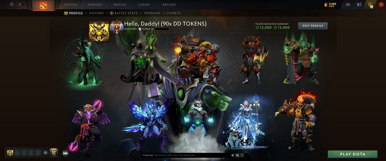 Immortal | MMR: 6143 - Behavior: 12000