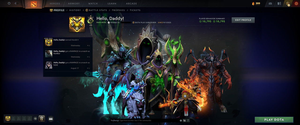 Herald I | MMR: 1 - Behavior: 10795