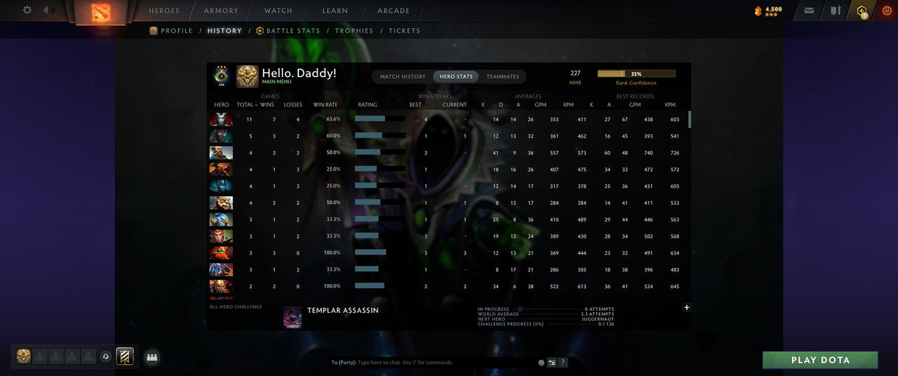 Herald III | MMR: 227 - Behavior: 11025