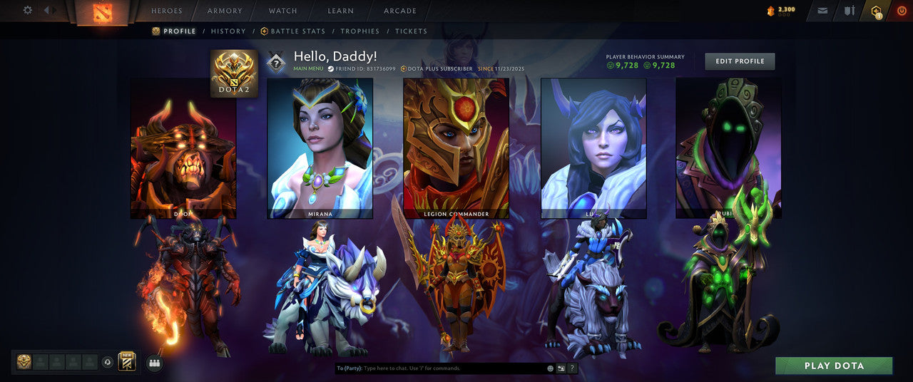 Herald I | MMR: 1 - Behavior: 9728