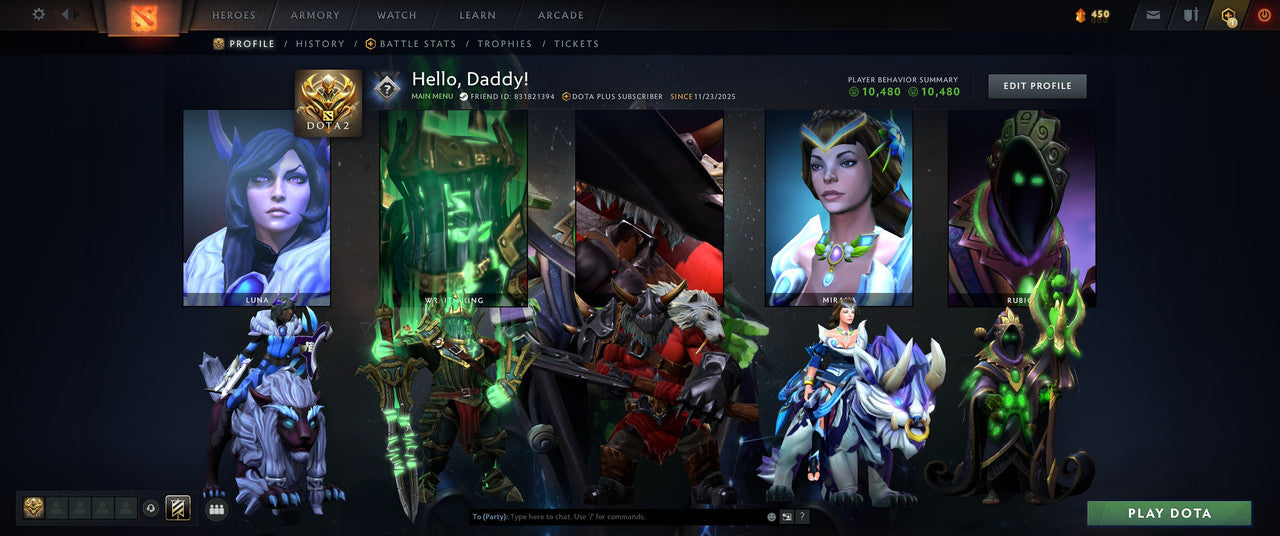 Herald I | MMR: 72 - Behavior: 10480