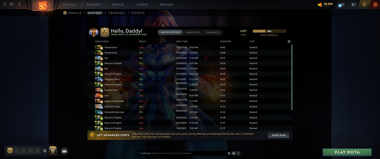 Immortal | MMR: 6807 - Behavior: 12000