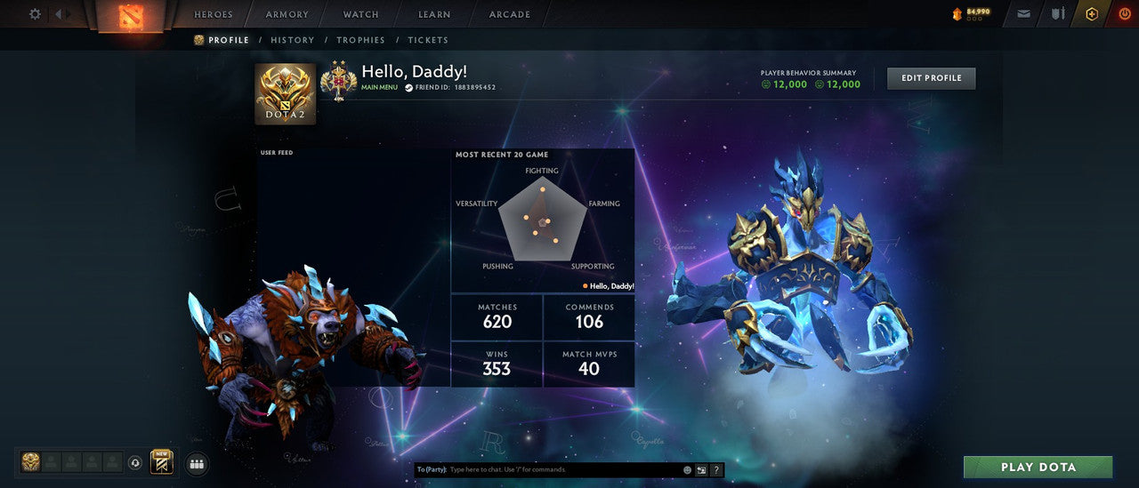 Legend II | MMR: 3296 - Behavior: 12000