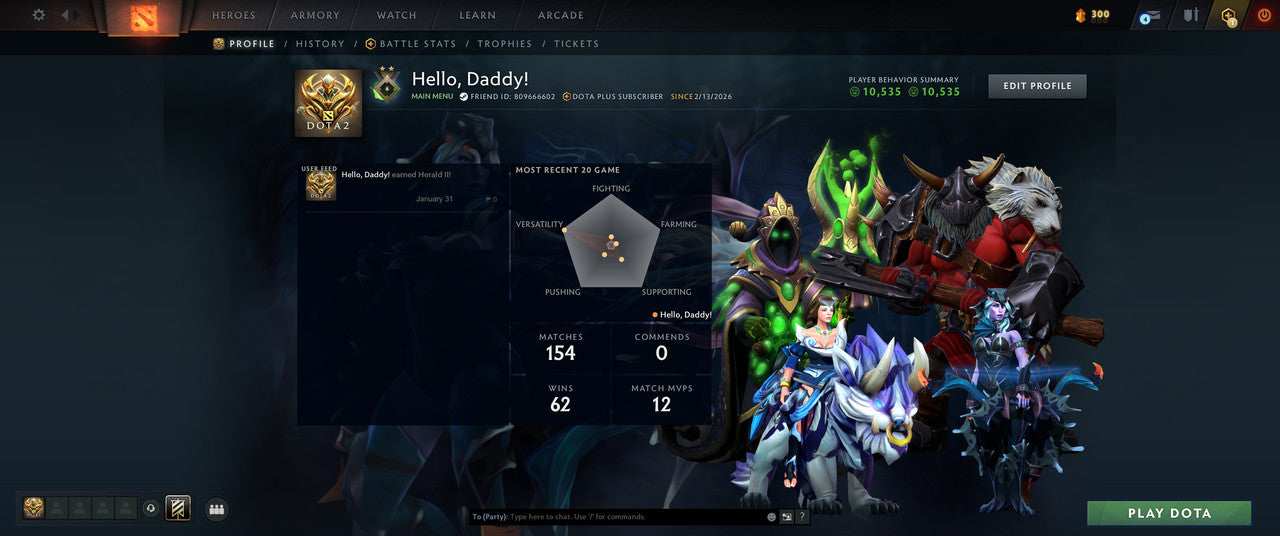 Herald II | MMR: 117 - Behavior: 10535