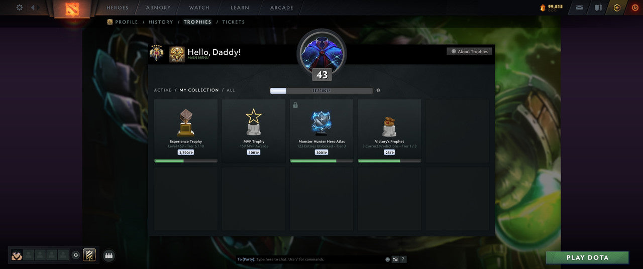 Legend V | MMR: 3615 - Behavior: 10039