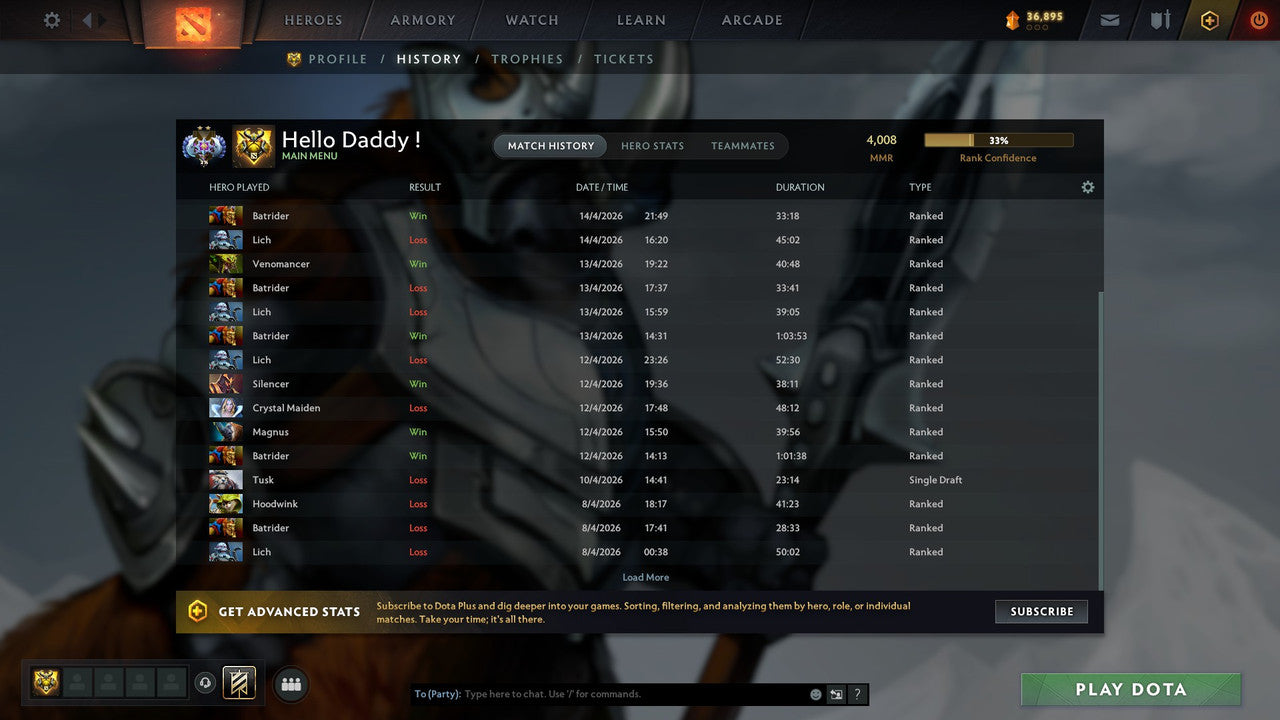 MMR: 4008 - Behavior: 10288