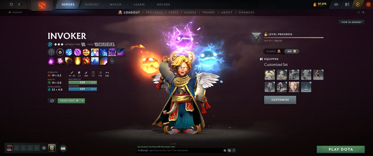 Immortal [ 100 ] | MMR: 12376 - Behavior: 9373