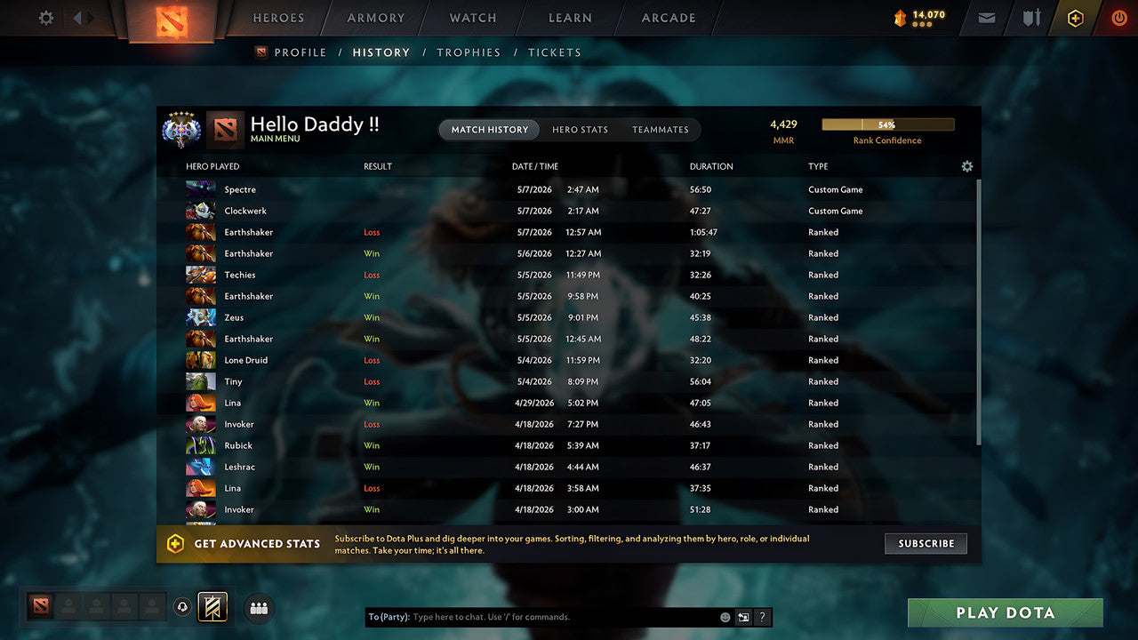 MMR: 4429 - Behavior: 12000