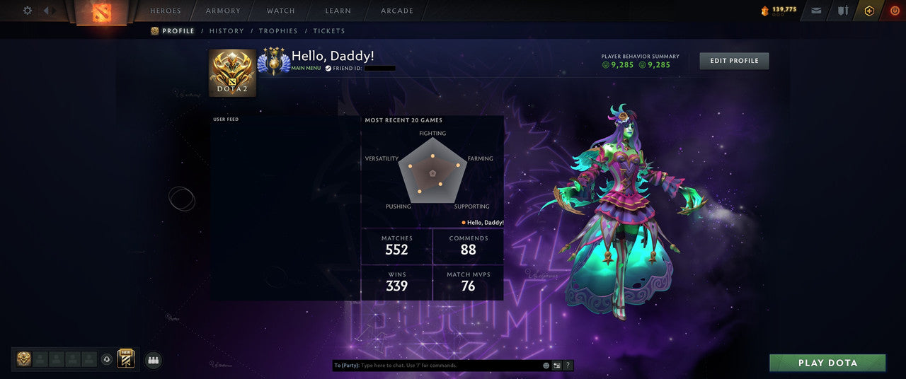 Divine IV | MMR: 5214 - Behavior: 9285