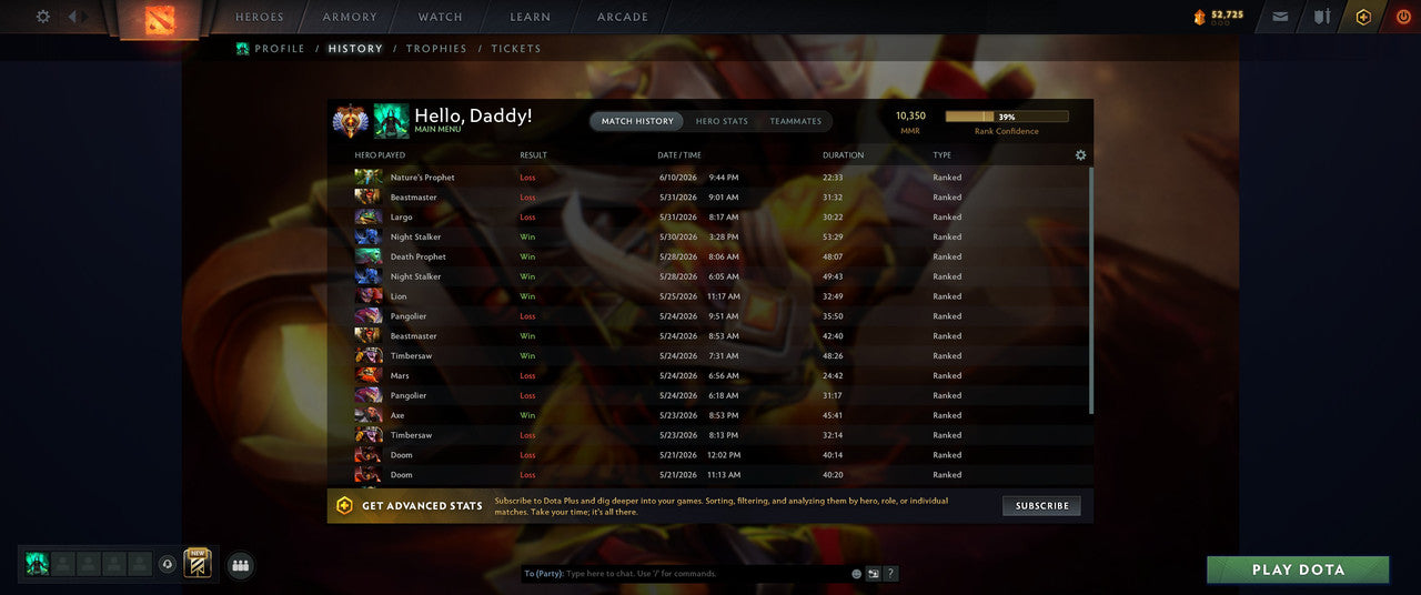 Immortal [450] | MMR: 10350 - Behavior: 12000