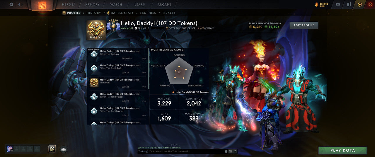 Divine V | MMR: 5401 - Behavior: 11394
