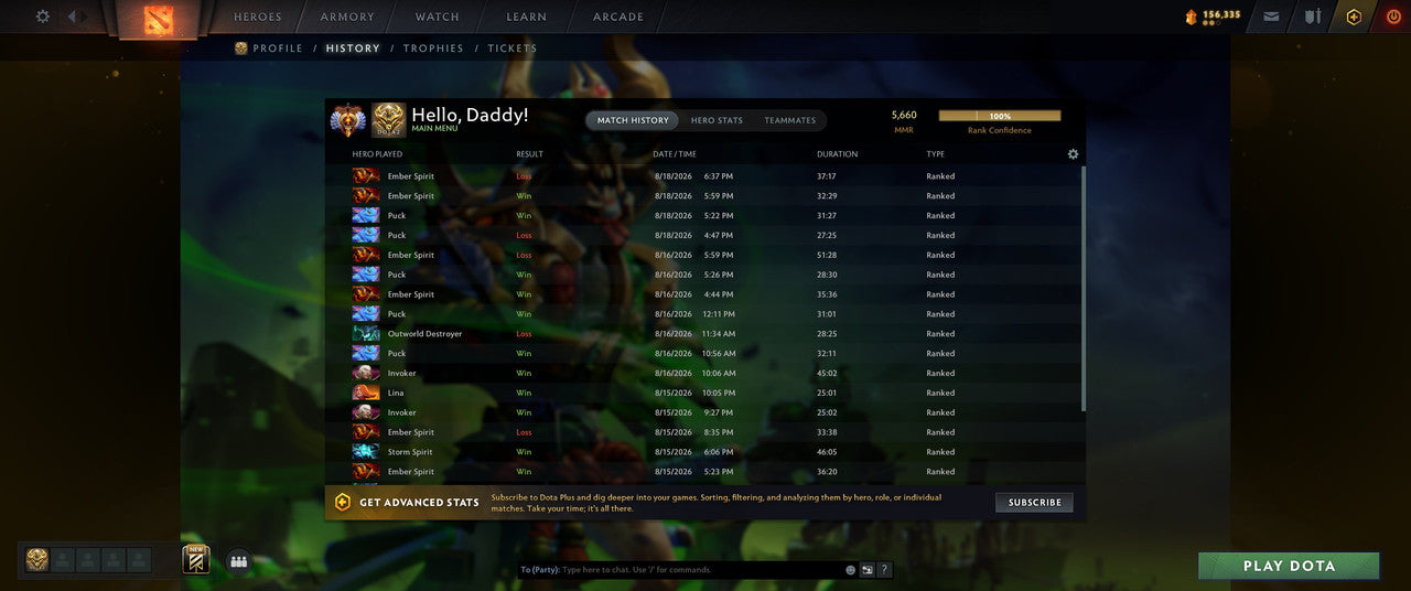 Immortal | MMR: 5660 - Behavior: 12000
