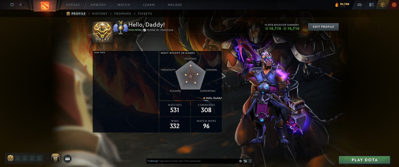 Divine I | MMR: 4931 - Behavior: 10710