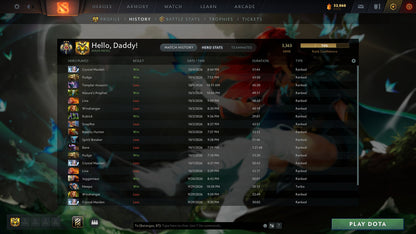 Legend III | MMR: 3363 - Behavior: 8686