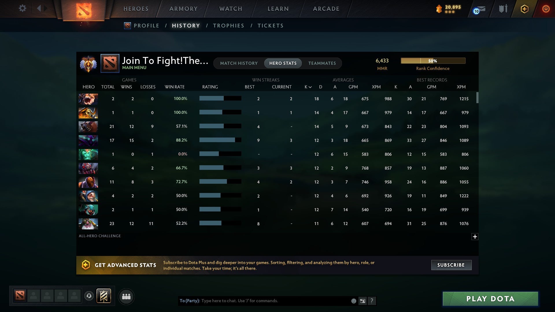 Immortal | MMR: 6433 - Behavior: 10075 - Communication: 10060