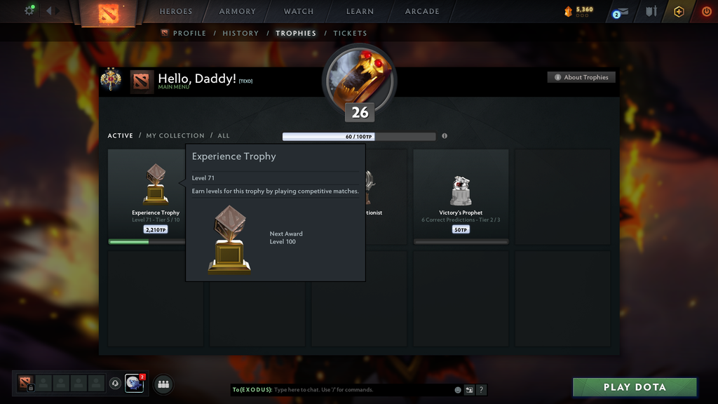 Legend II | MMR: 3097 - Behavior: 7065