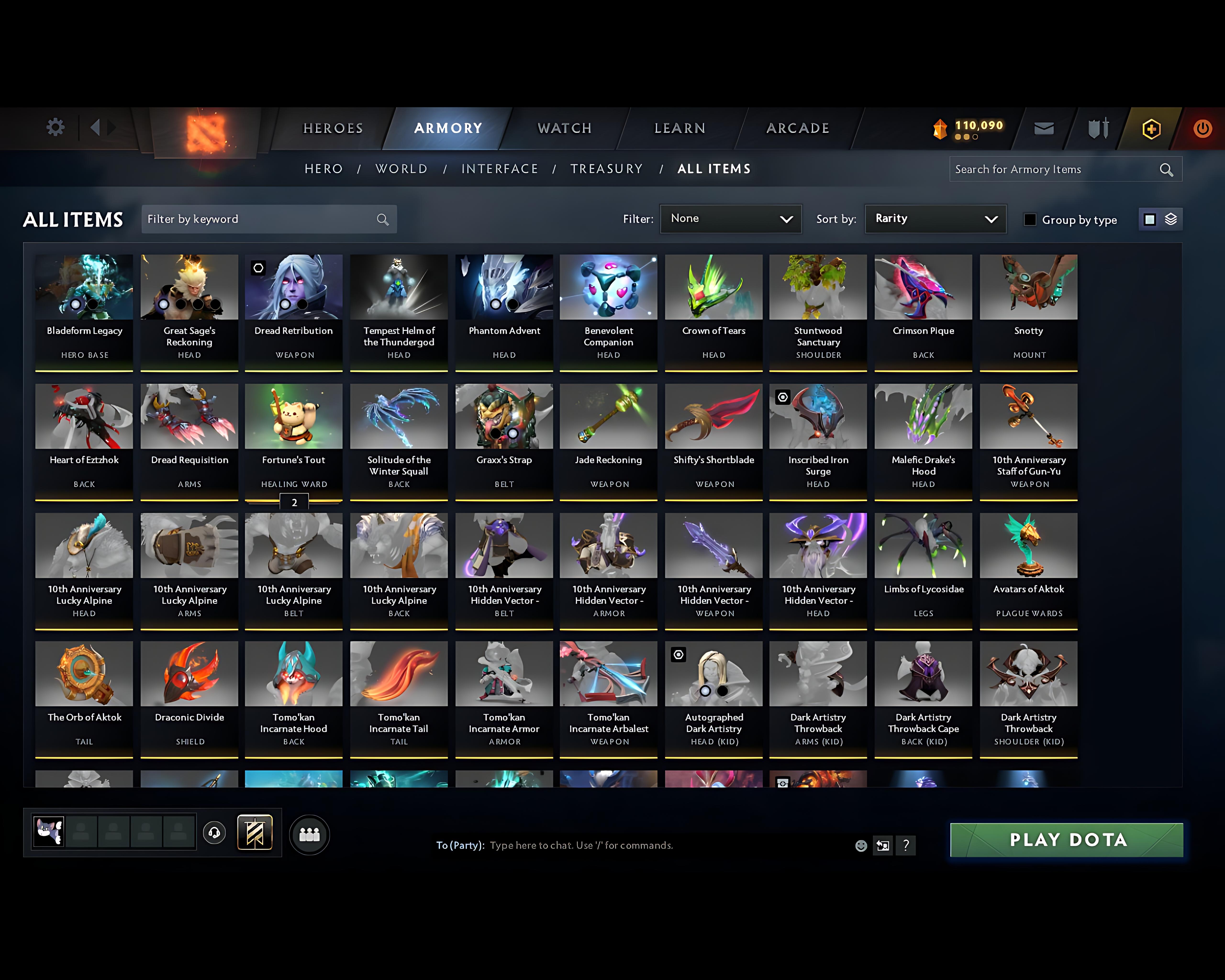 Immortal [1049] | MMR: 8866 - Behavior: 9712