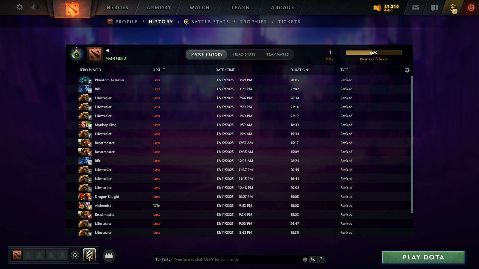MMR: 1 - Behavior: 11148