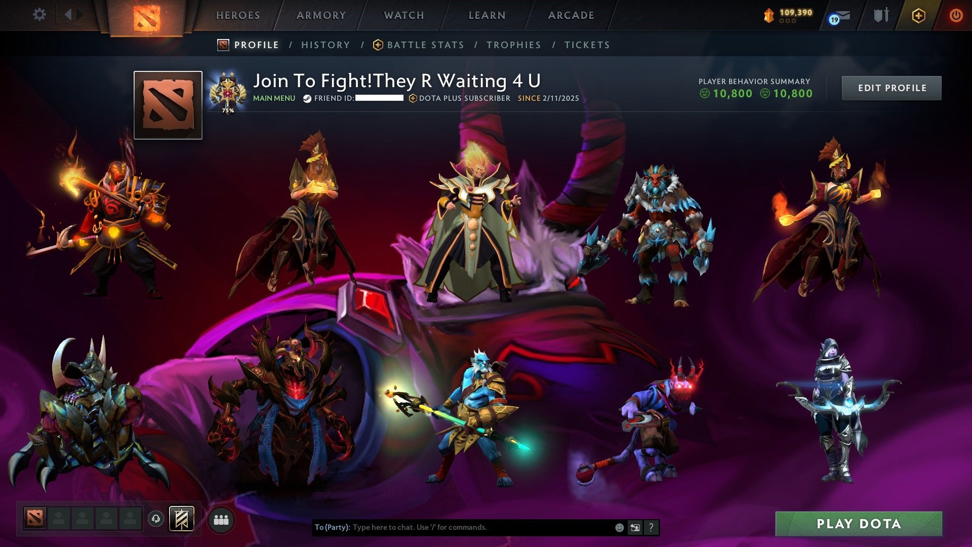 Legend II | MMR: 3531 - Behavior: 10800 - Communication: 10800