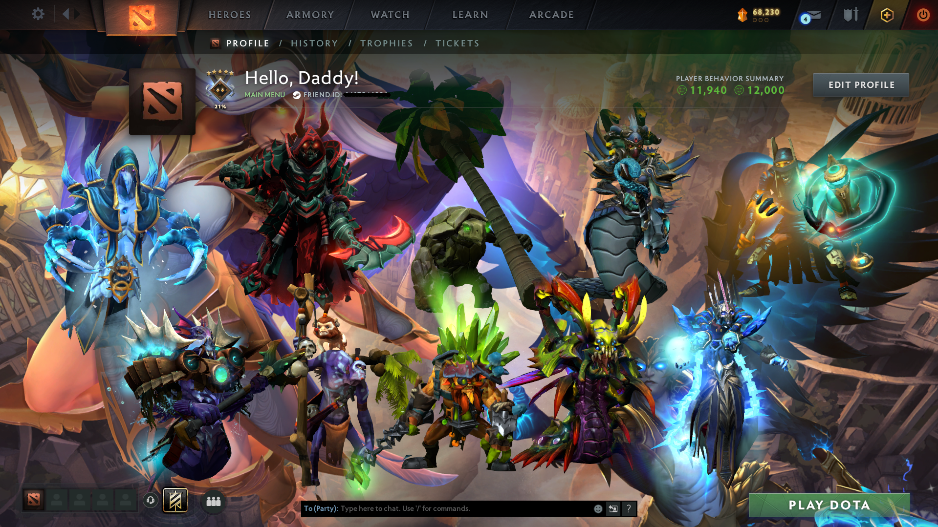 Guardian V | MMR: 1419 - Behavior: 12000 - Communication: 11940