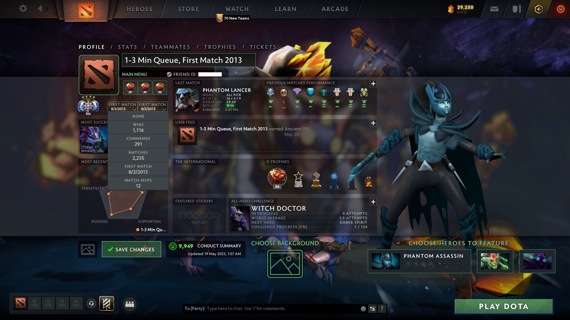 Ancient IV | MMR: 4409 - Behavior: 9949