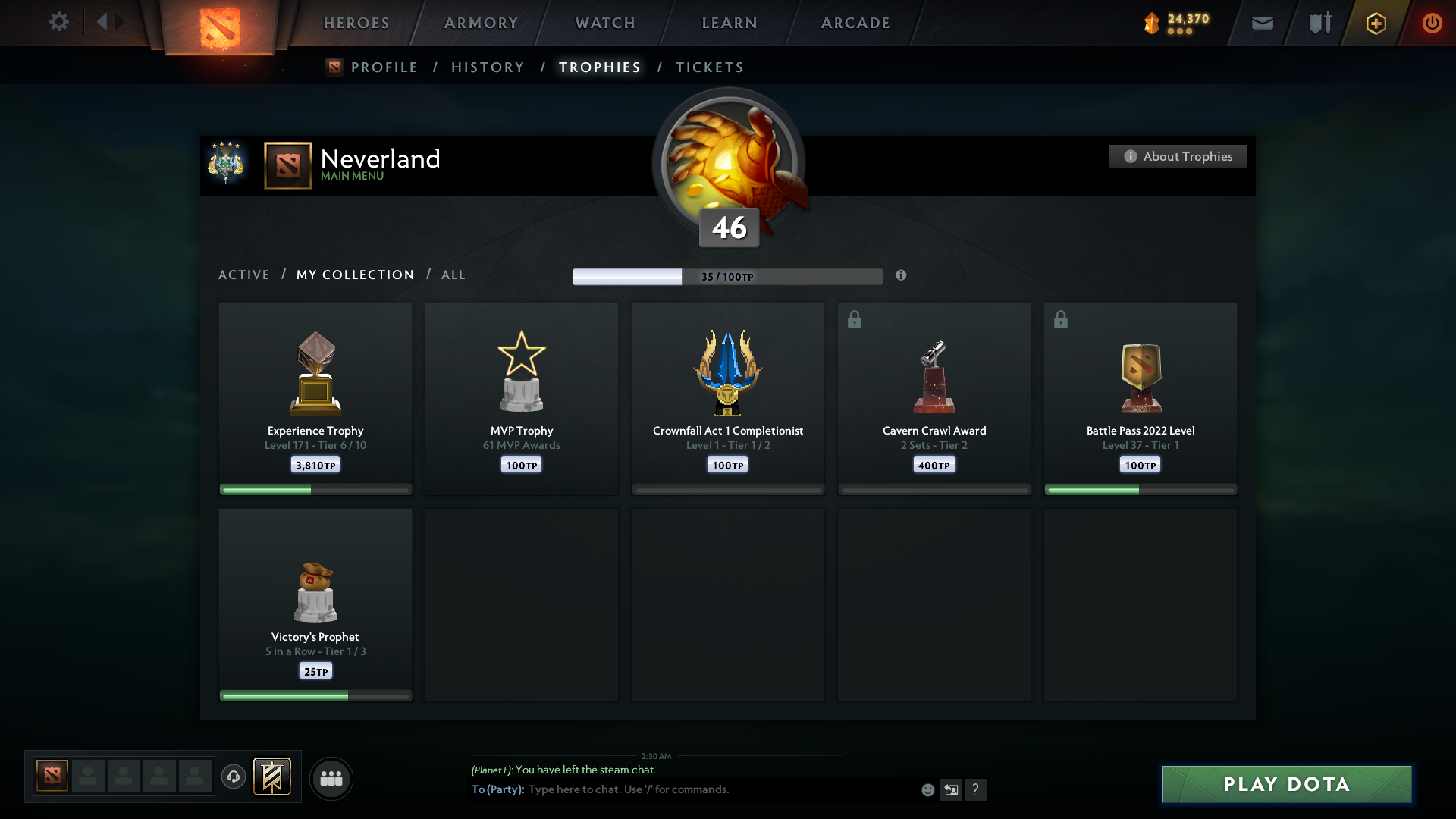 Archon IV | MMR: 2814 - Behavior: 11873 - Communication: 11873