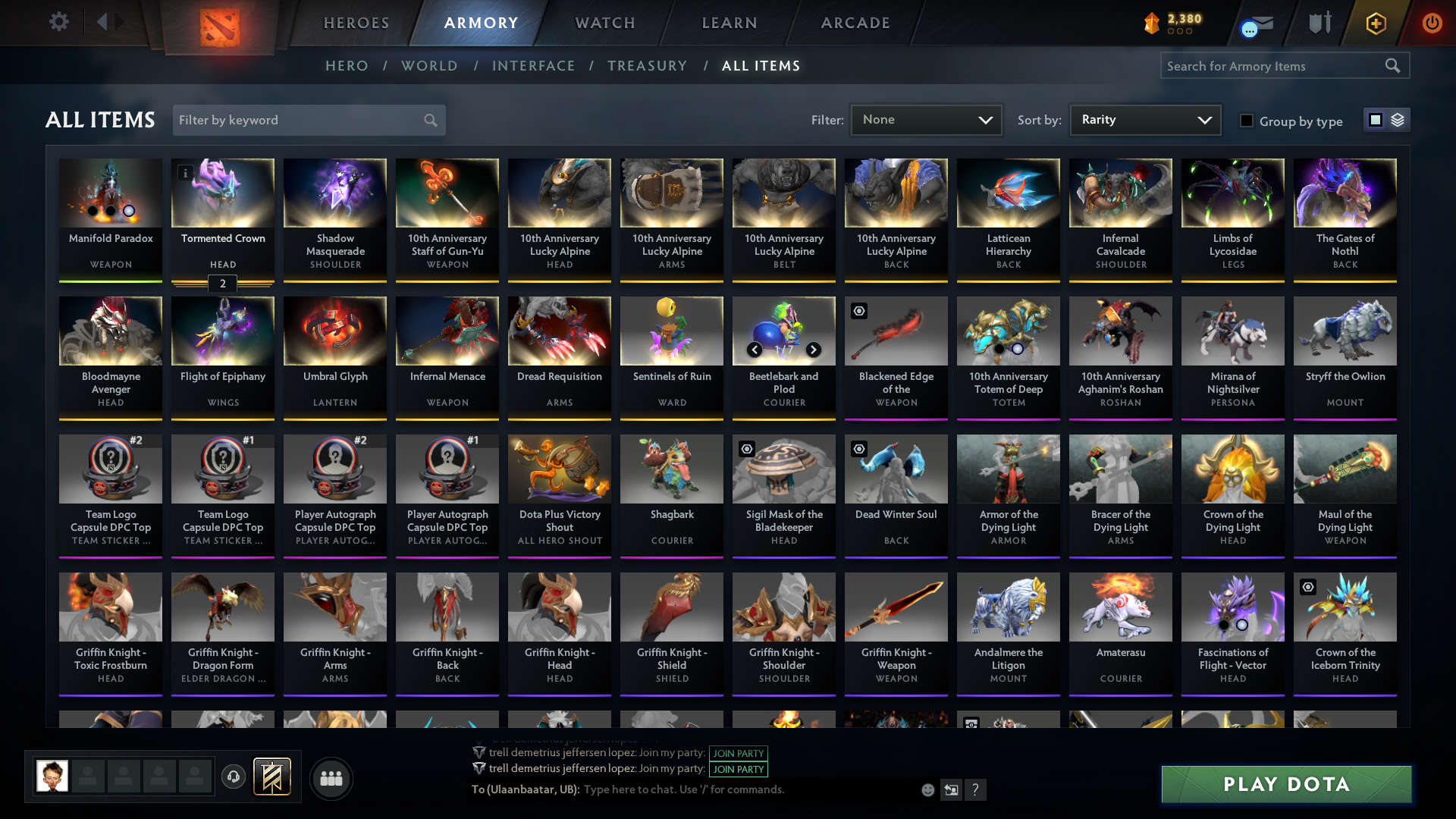 Archon V | MMR: 2857 - Behavior: 11515 - Communication: 11515