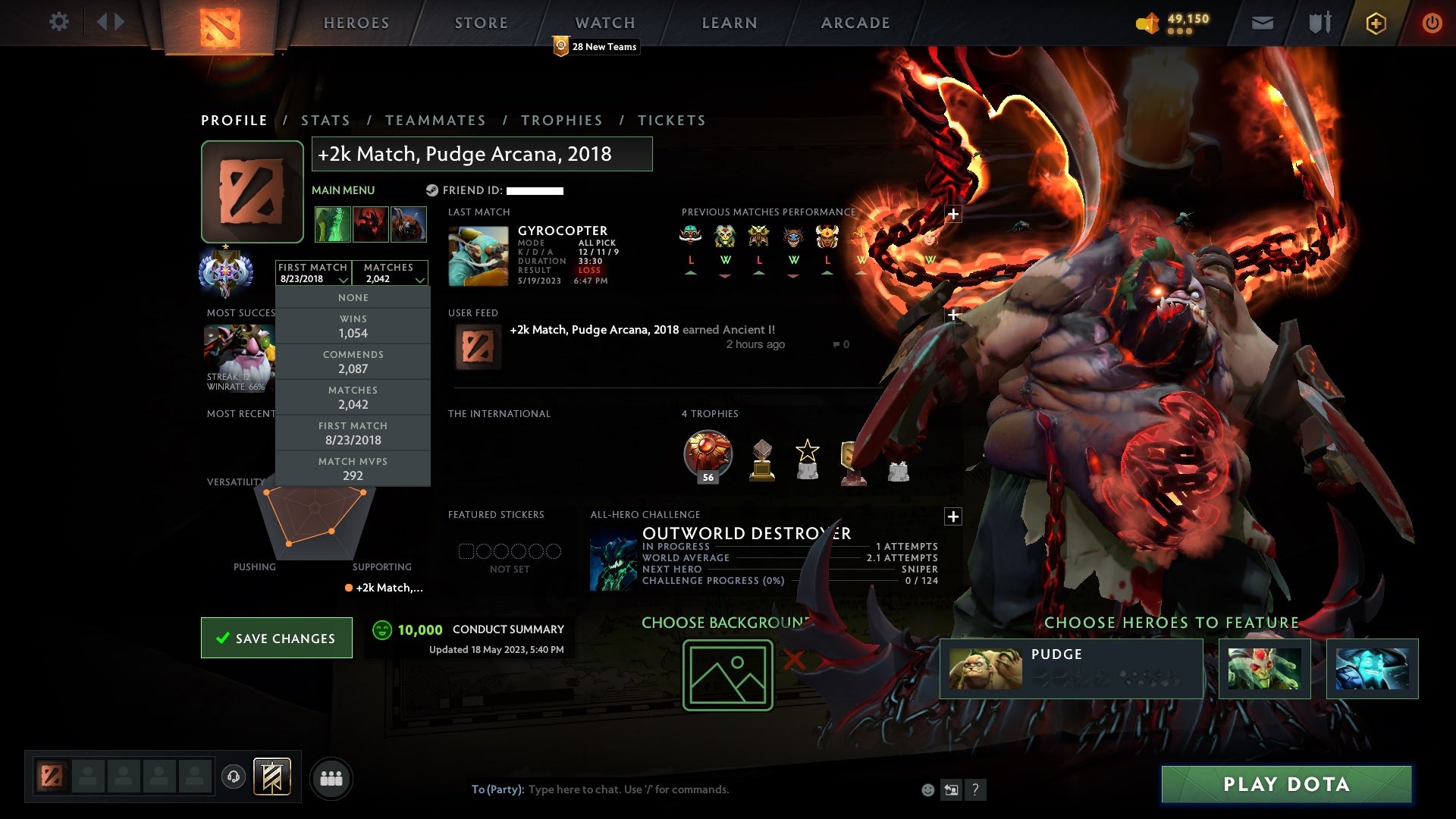 Ancient I | MMR: 3849 - Behavior: 10000