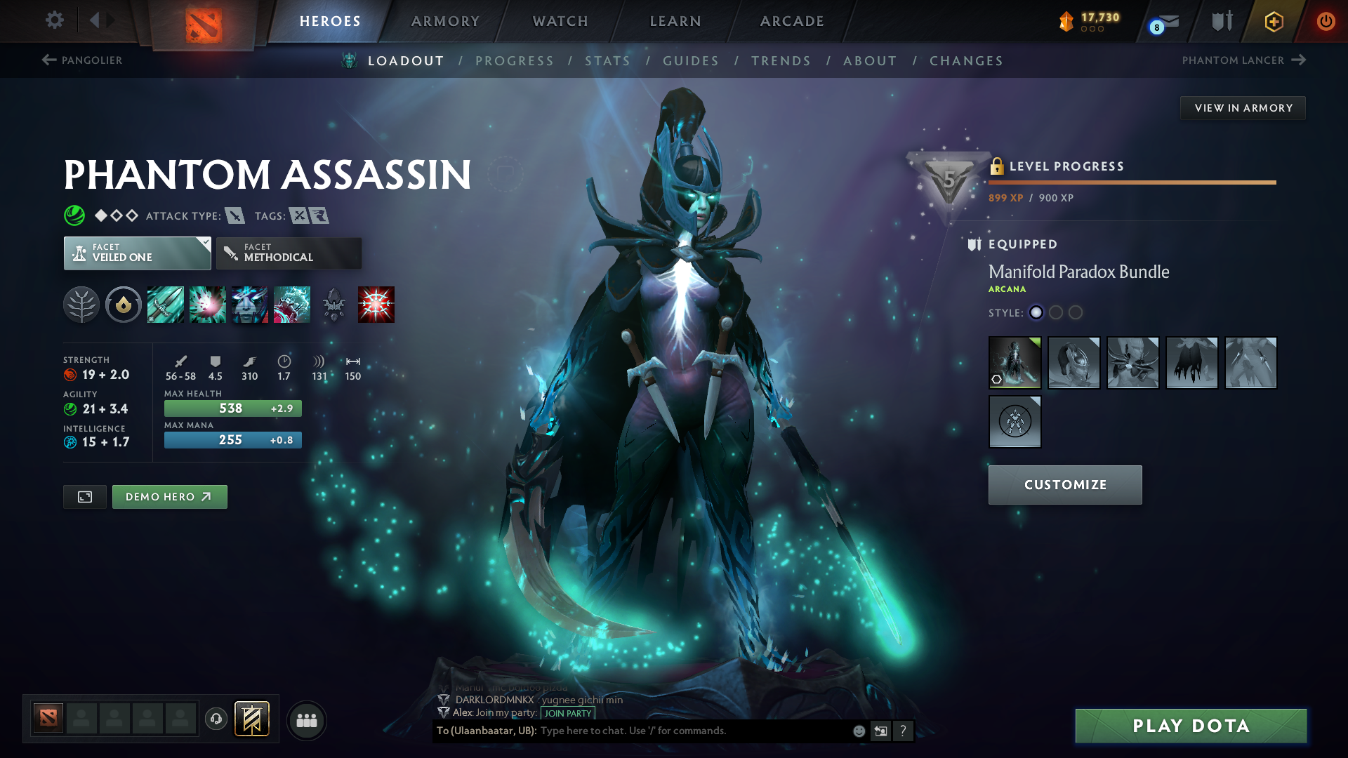 Archon IV | MMR: 2745 - Behavior: 9165 - Communication: 9165