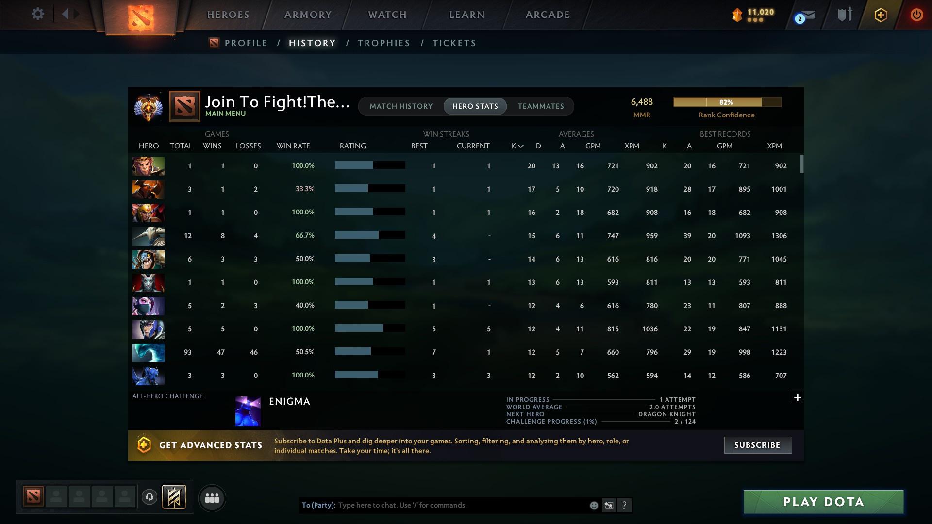 Immortal | MMR: 6488 - Behavior: 10011 - Communication: 10011