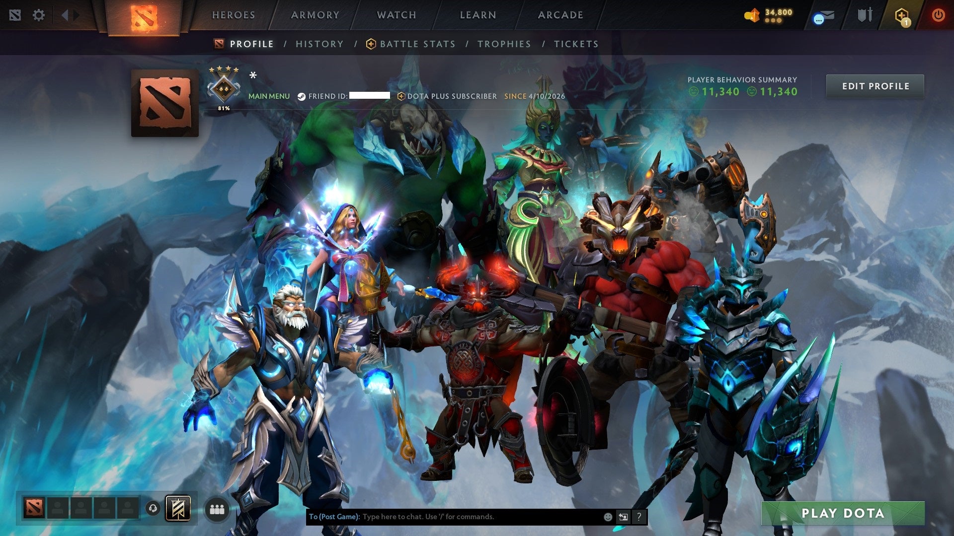 MMR: 1358 - Behavior: 11340