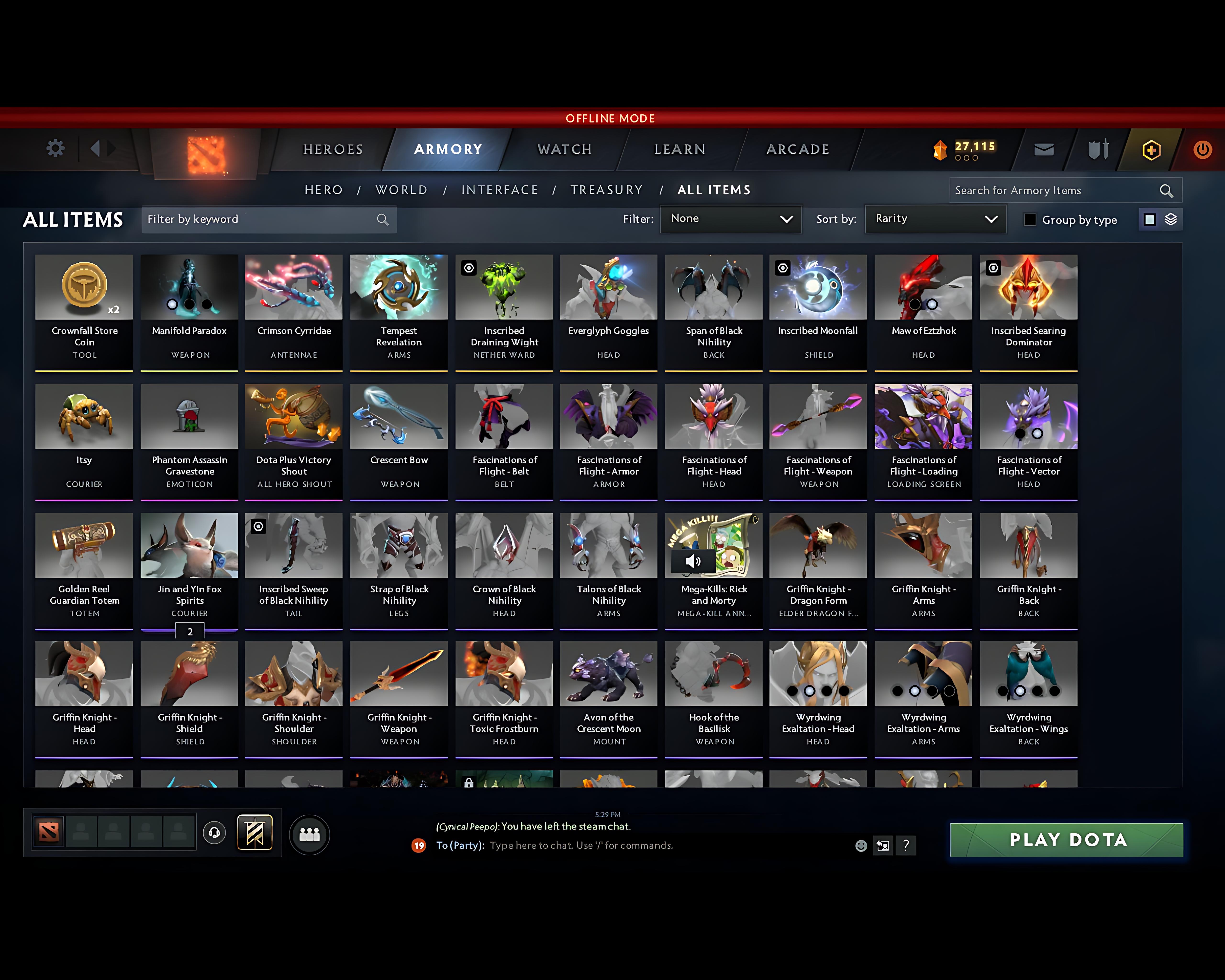 Immortal | MMR: 7124 - Behavior: 10380