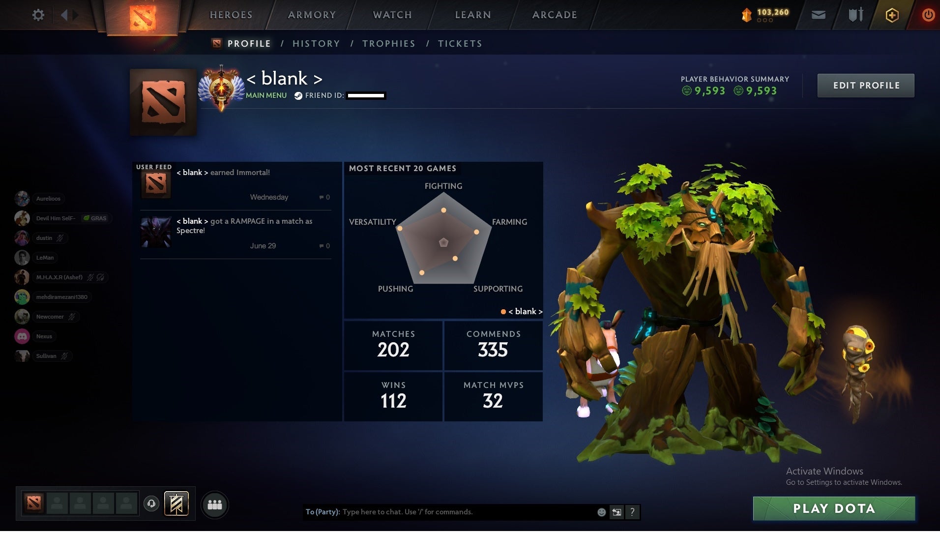 MMR: 5823 - Behavior: 9593