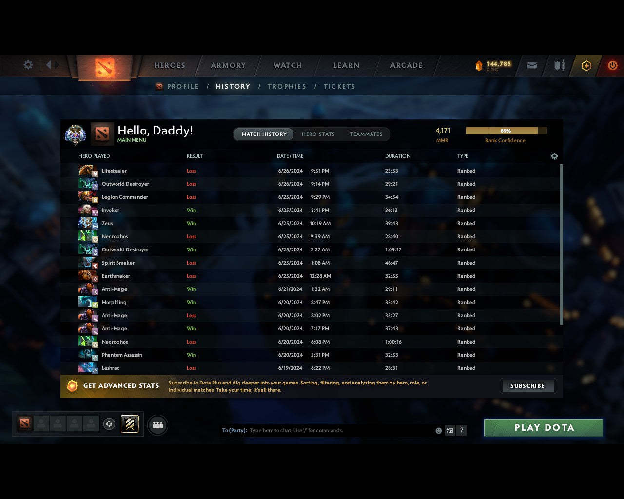 Ancient III | MMR: 4171 - Behavior: 11193 - Communication: 10025