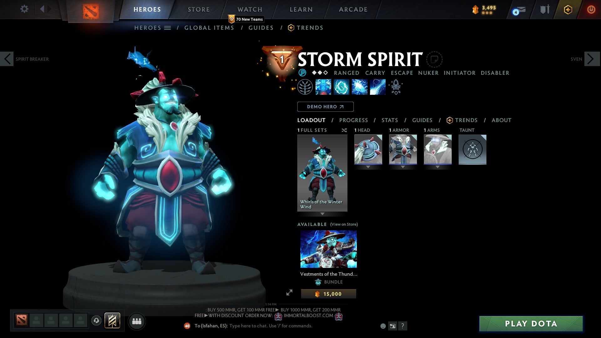 Crusader I | MMR: 1489 - Behavior: 9125