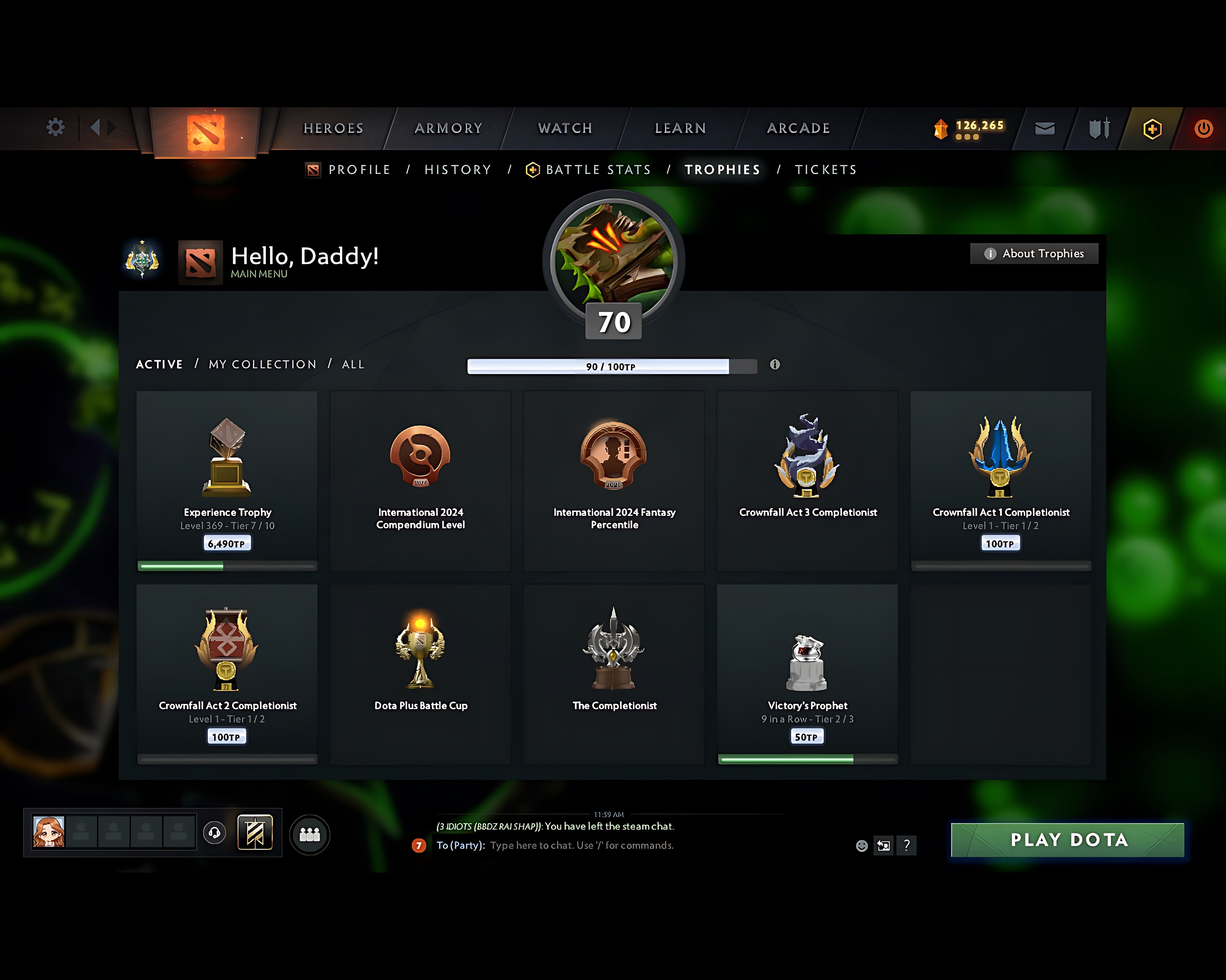 Archon I | MMR: 2334 - Behavior: 10292 - Communication: 10292