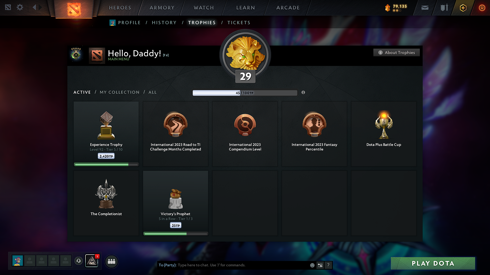 Herald V | MMR: 584 - Behavior: 9953 - Communication: 9953